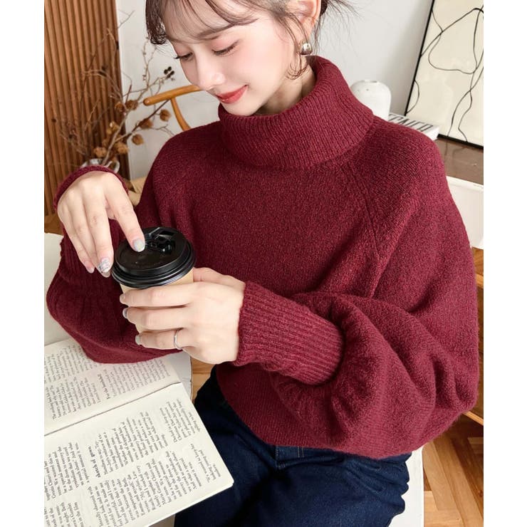 ハイネックモチモチニットプルオーバー | moment+ | 詳細画像36 