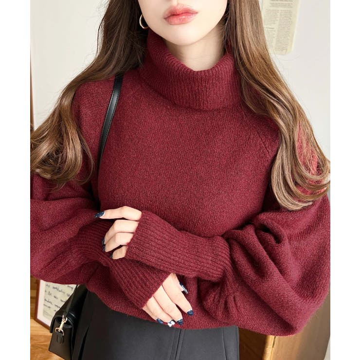 ハイネックモチモチニットプルオーバー | moment+ | 詳細画像38 