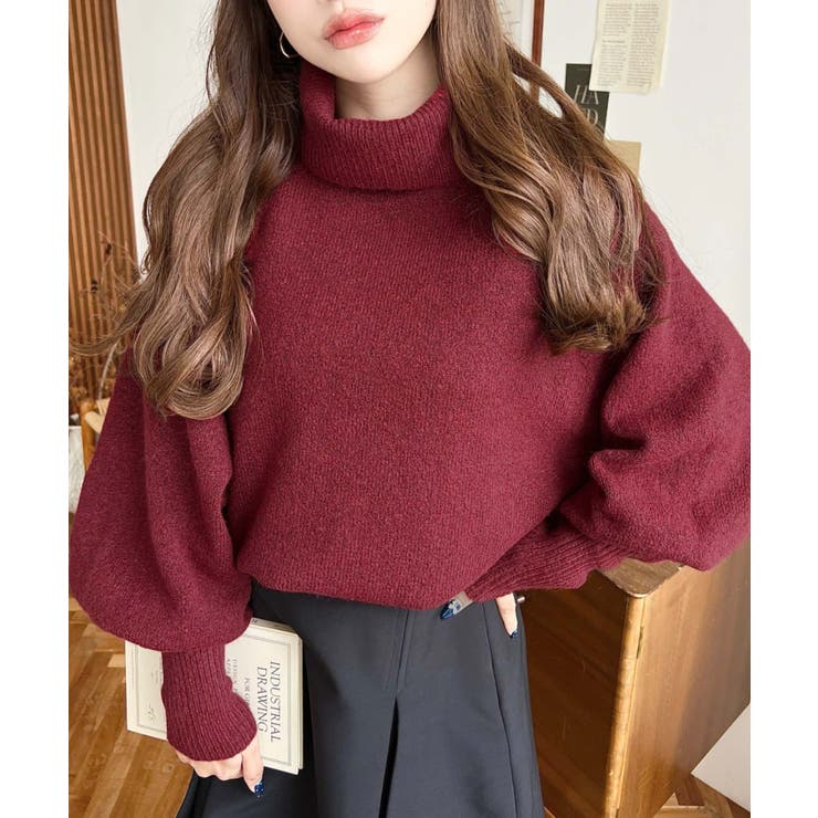 ハイネックモチモチニットプルオーバー | moment+ | 詳細画像39 