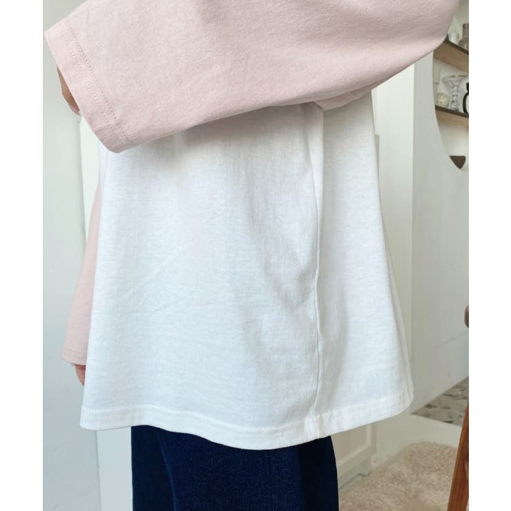 ラグランロゴプリントロンT 綿100％天竺 | moment+ | 詳細画像39 