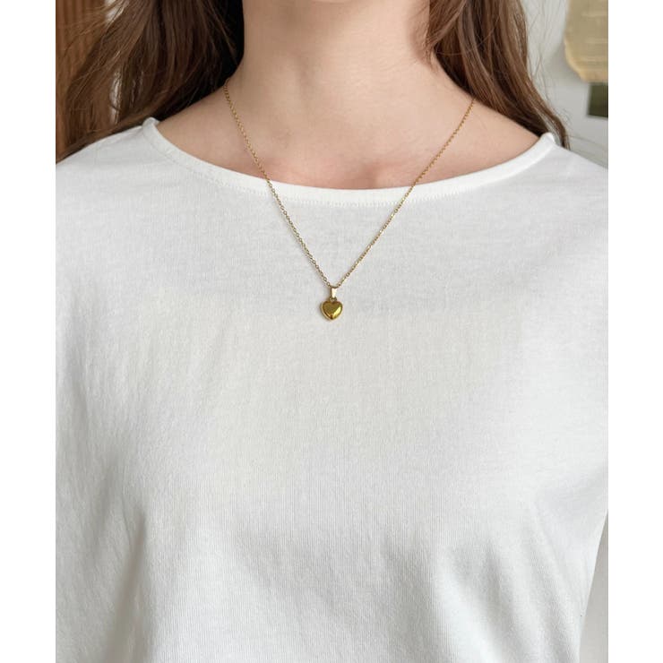  ボリュームフリルスリーブロングTシャツ 綿100%天竺.  | moment+ | 詳細画像6 