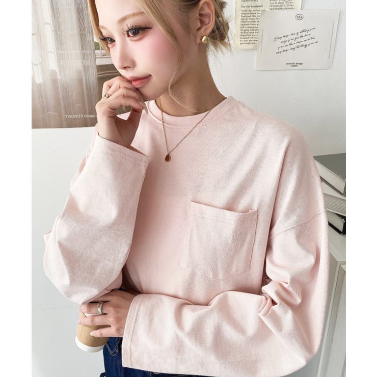 ワンポイント刺繍ポケットロンT | moment+ | 詳細画像66 