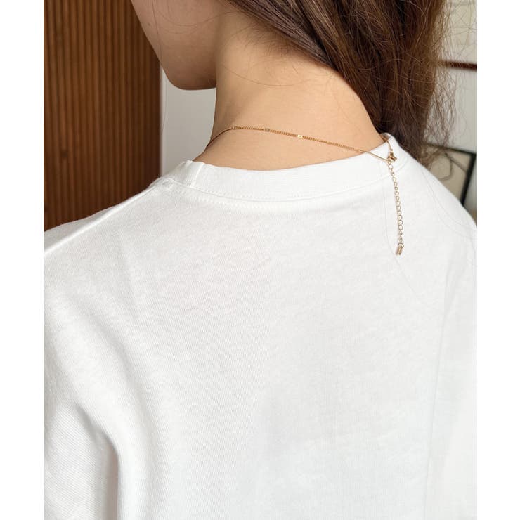 ワンポイント刺繍ポケットロンT | moment+ | 詳細画像9 