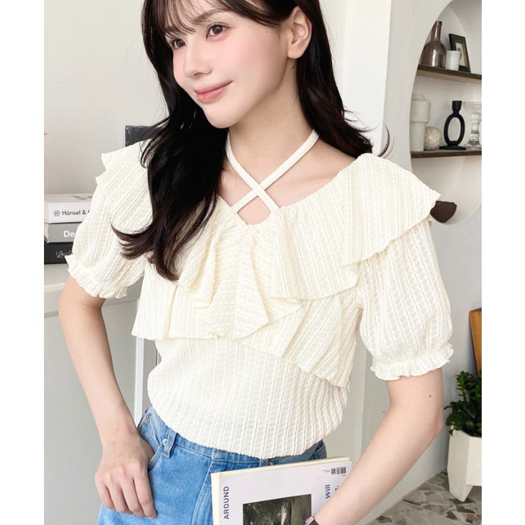 ぴいちゃん　LISSETTE フリル半袖 ぴいちゃん LISSETTE フリル半袖 1815-62744_09.jpg