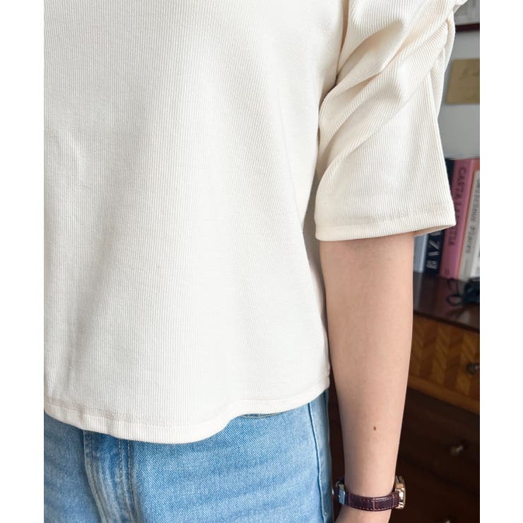 アシメスクエアネックプルオーバー | moment+ | 詳細画像13 