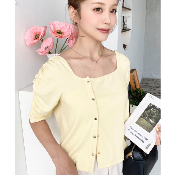 アシメスクエアネックプルオーバー | moment+ | 詳細画像27 