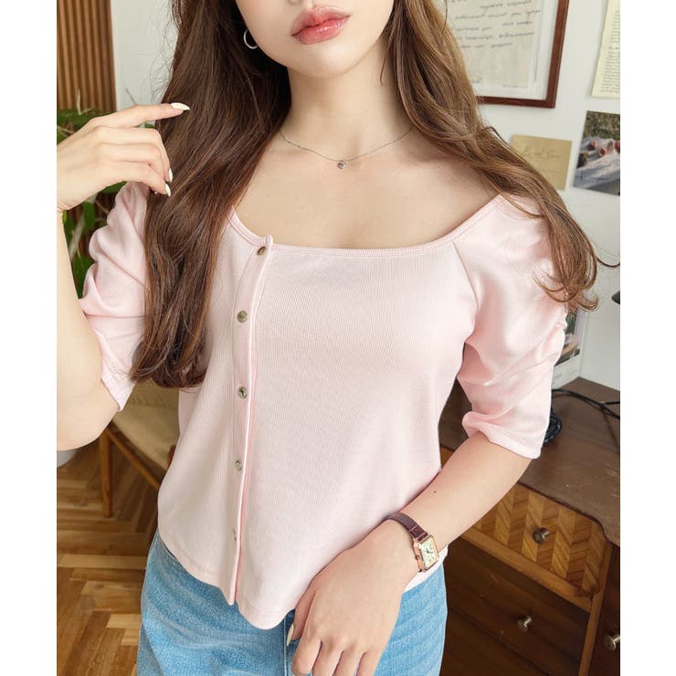 アシメスクエアネックプルオーバー | moment+ | 詳細画像31 