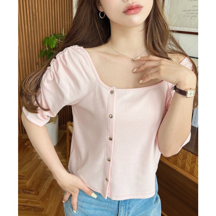 アシメスクエアネックプルオーバー | moment+ | 詳細画像32 