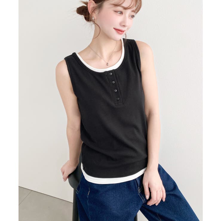 ヘンリータンク＋ベーシックタンク2枚セット | moment+ | 詳細画像12 