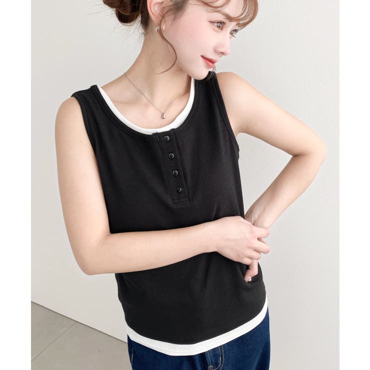 ヘンリータンク＋ベーシックタンク2枚セット | moment+ | 詳細画像15 