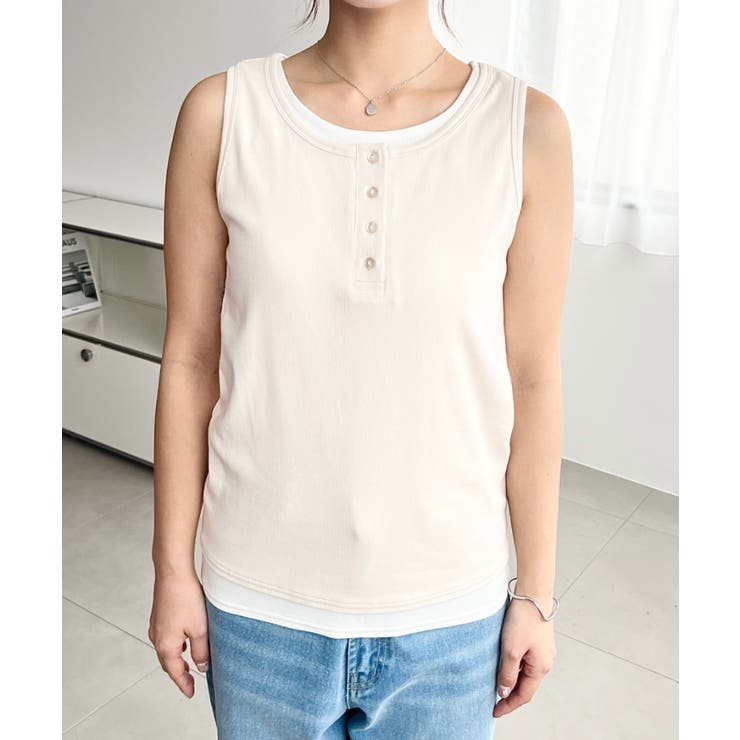 ヘンリータンク＋ベーシックタンク2枚セット | moment+ | 詳細画像6 