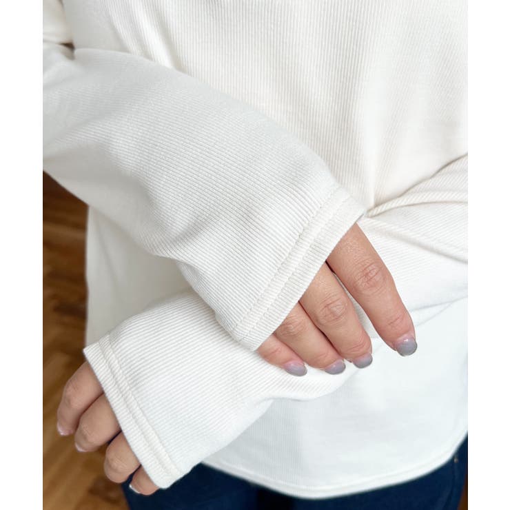 レイヤード風ヘンリーロンT | moment+ | 詳細画像8 