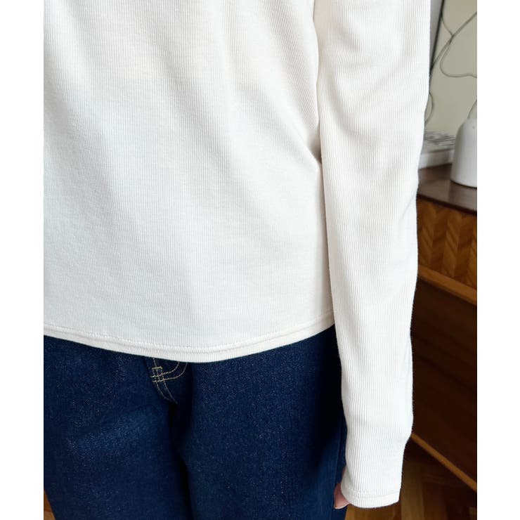 レイヤード風ヘンリーロンT | moment+ | 詳細画像9 