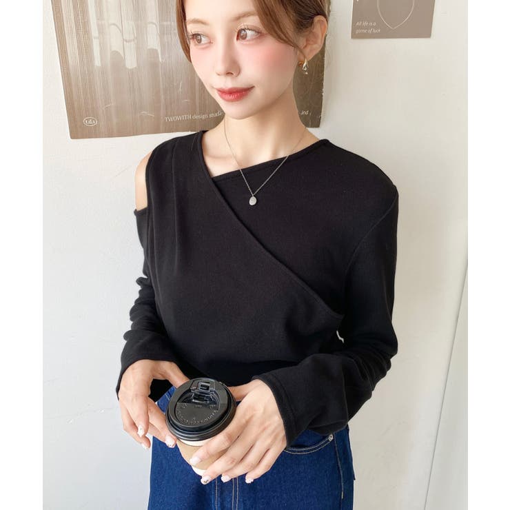 レイヤードライクワンショルニットソープルオーバー | moment+ | 詳細画像10 