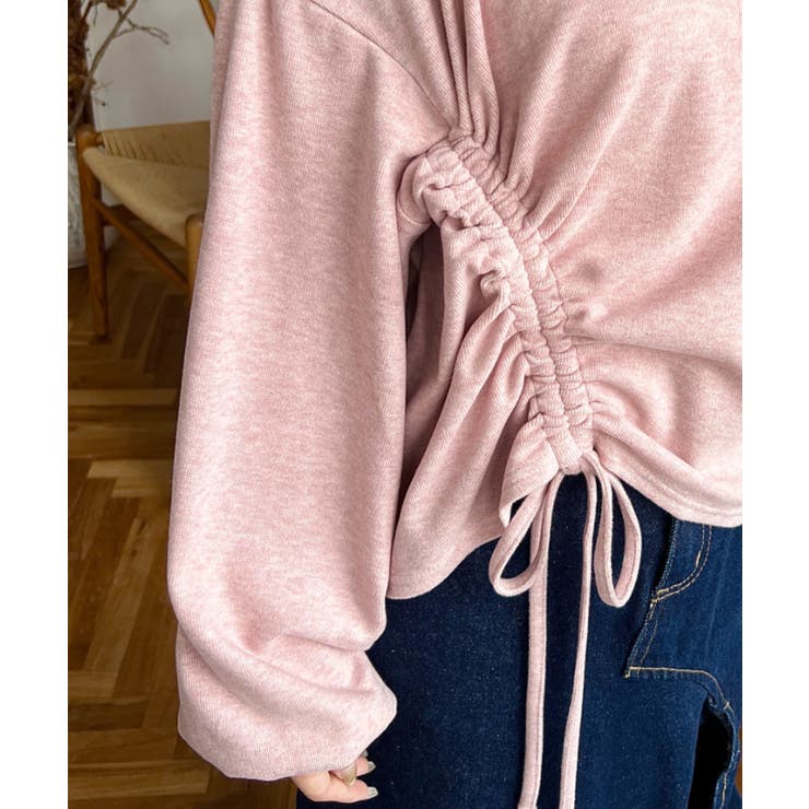 ショルダースリットドロストニットソープルオーバー | moment+ | 詳細画像23 