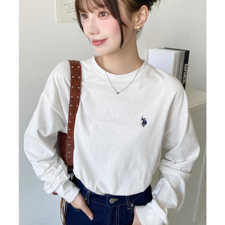 U.S.POLO ASSNワンポイント刺繍ロンT | moment+ | 詳細画像2 
