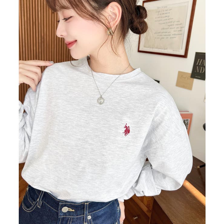 U.S.POLO ASSNワンポイント刺繍ロンT | moment+ | 詳細画像24 