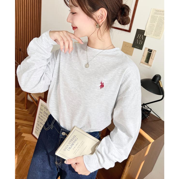 U.S.POLO ASSNワンポイント刺繍ロンT | moment+ | 詳細画像25 