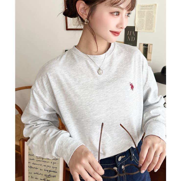 U.S.POLO ASSNワンポイント刺繍ロンT | moment+ | 詳細画像27 