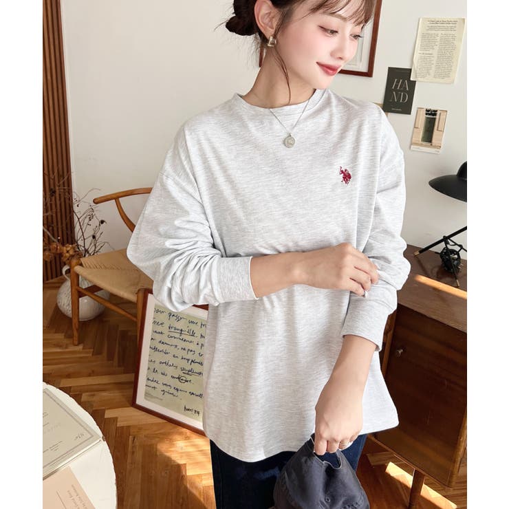 U.S.POLO ASSNワンポイント刺繍ロンT | moment+ | 詳細画像30 