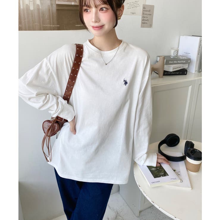 U.S.POLO ASSNワンポイント刺繍ロンT | moment+ | 詳細画像4 