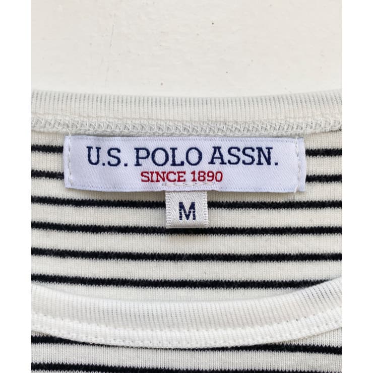 U.S.POLO ASSNワンポイント刺繍袖くしゅくしゅボーダーロンT | moment+ | 詳細画像14 