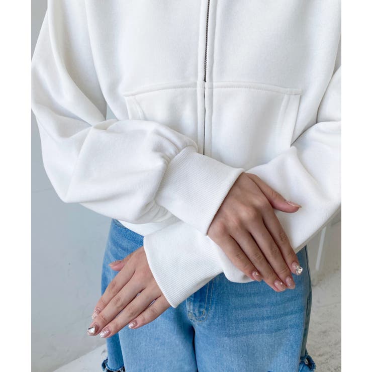 U.S.POLO ASSNワンポイント刺繍ダブルジップショートパーカー | moment+ | 詳細画像10 