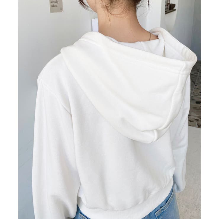 U.S.POLO ASSNワンポイント刺繍ダブルジップショートパーカー | moment+ | 詳細画像13 