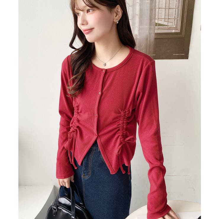 フロントドロストリブカットソーカーディガン | moment+ | 詳細画像21 