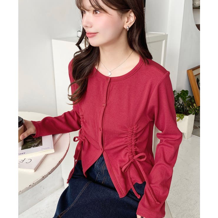 フロントドロストリブカットソーカーディガン | moment+ | 詳細画像22 