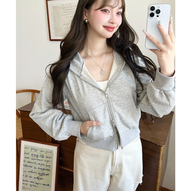 ねむレトロブラウンタイトウエストパーカー TRIFLE ねむ様専用レトロブラウンタイトウエストパーカー TRIFLE