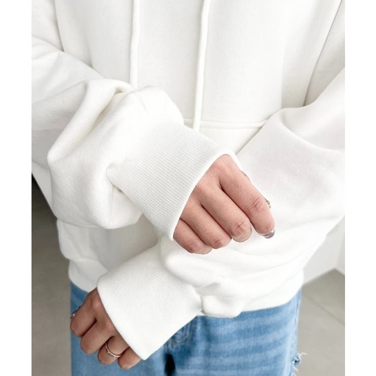 U.S.POLO ASSN.ワンポイント刺繍ショート丈パーカー | moment+ | 詳細画像10 