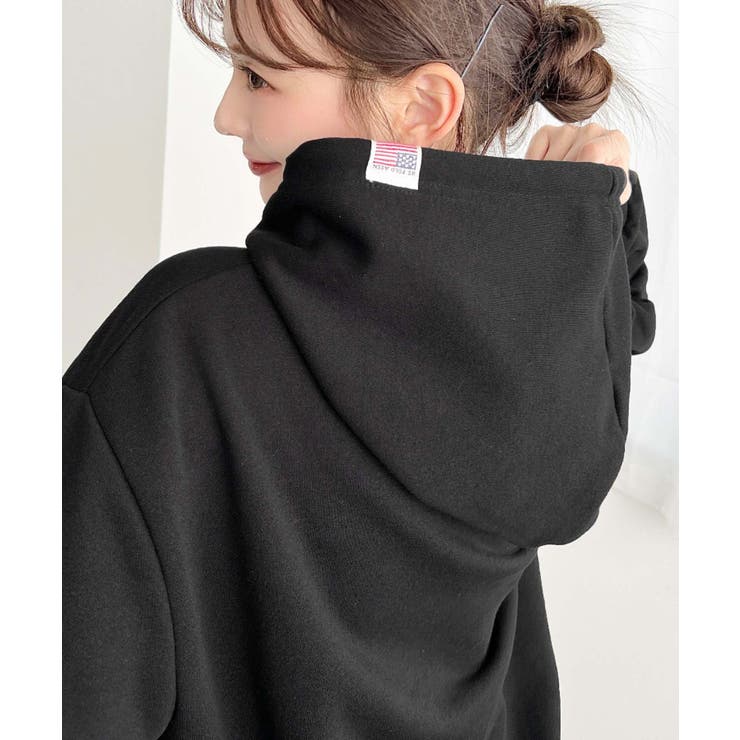 U.S.POLO ASSN.ワンポイント刺繍ショート丈パーカー | moment+ | 詳細画像19 