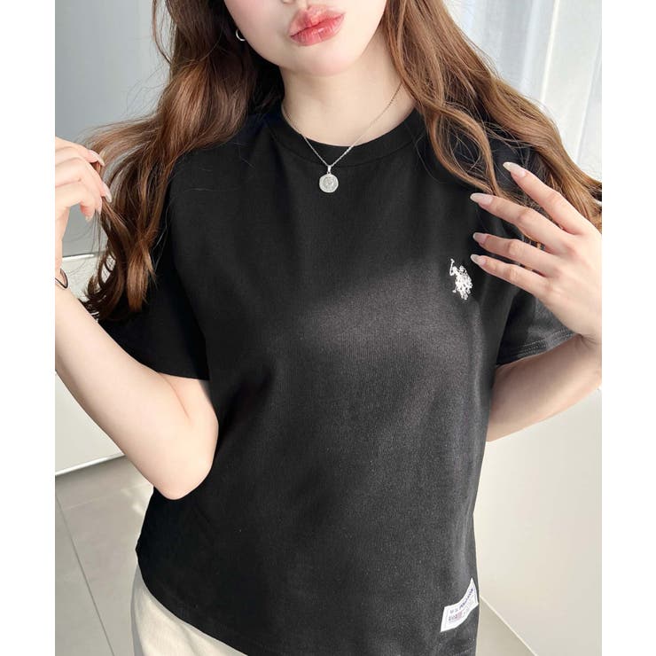 U.S.POLO ASSN.ワンポイント刺繍半袖Tシャツ | moment+ | 詳細画像14 