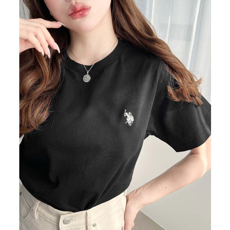 U.S.POLO ASSN.ワンポイント刺繍半袖Tシャツ | moment+ | 詳細画像17 