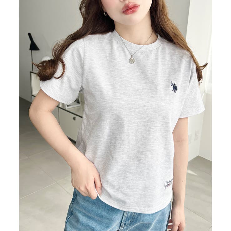 U.S.POLO ASSN.ワンポイント刺繍半袖Tシャツ | moment+ | 詳細画像19 