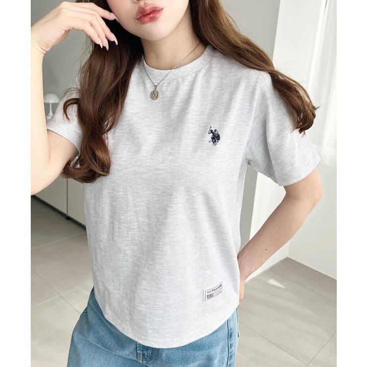 U.S.POLO ASSN.ワンポイント刺繍半袖Tシャツ | moment+ | 詳細画像20 