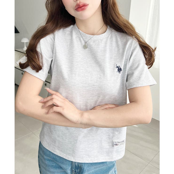 U.S.POLO ASSN.ワンポイント刺繍半袖Tシャツ | moment+ | 詳細画像21 
