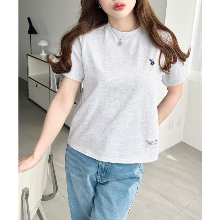 U.S.POLO ASSN.ワンポイント刺繍半袖Tシャツ | moment+ | 詳細画像22 