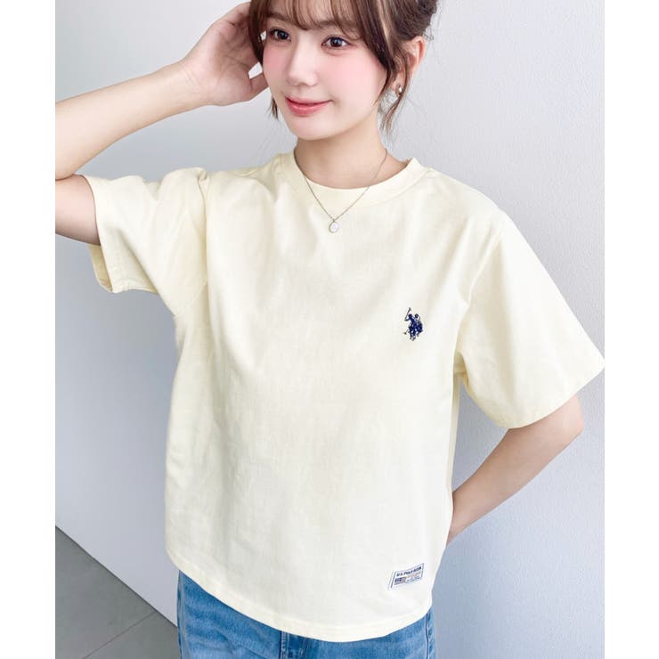 U.S.POLO ASSN.ワンポイント刺繍半袖Tシャツ | moment+ | 詳細画像28 