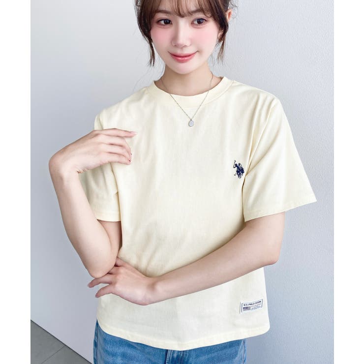 U.S.POLO ASSN.ワンポイント刺繍半袖Tシャツ | moment+ | 詳細画像31 