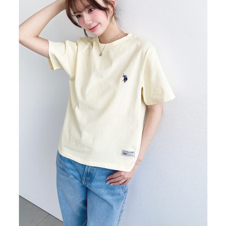 U.S.POLO ASSN.ワンポイント刺繍半袖Tシャツ | moment+ | 詳細画像32 