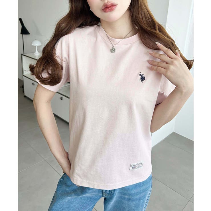 U.S.POLO ASSN.ワンポイント刺繍半袖Tシャツ | moment+ | 詳細画像34 