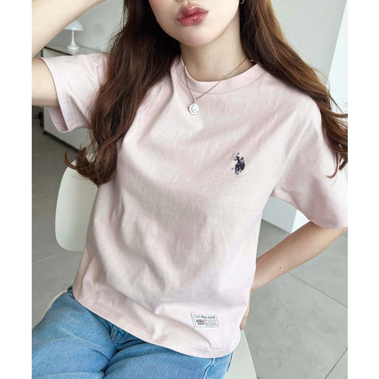 U.S.POLO ASSN.ワンポイント刺繍半袖Tシャツ | moment+ | 詳細画像37 