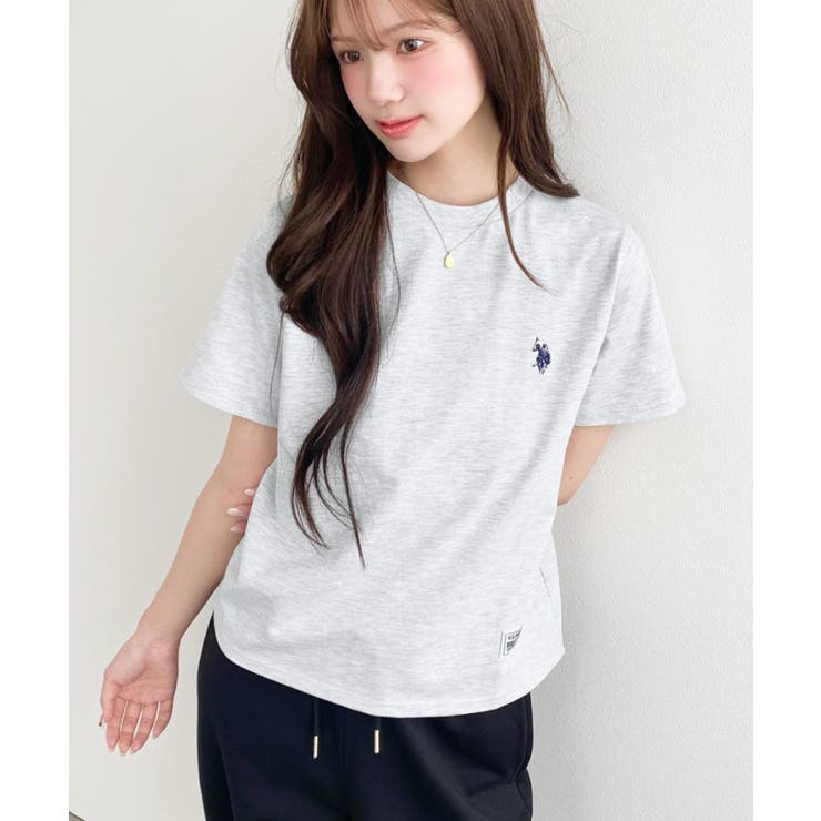 U.S.POLO ASSN.ワンポイント刺繍半袖Tシャツ | moment+ | 詳細画像38 