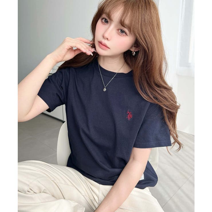 U.S.POLO ASSN.ワンポイント刺繍半袖Tシャツ | moment+ | 詳細画像43 