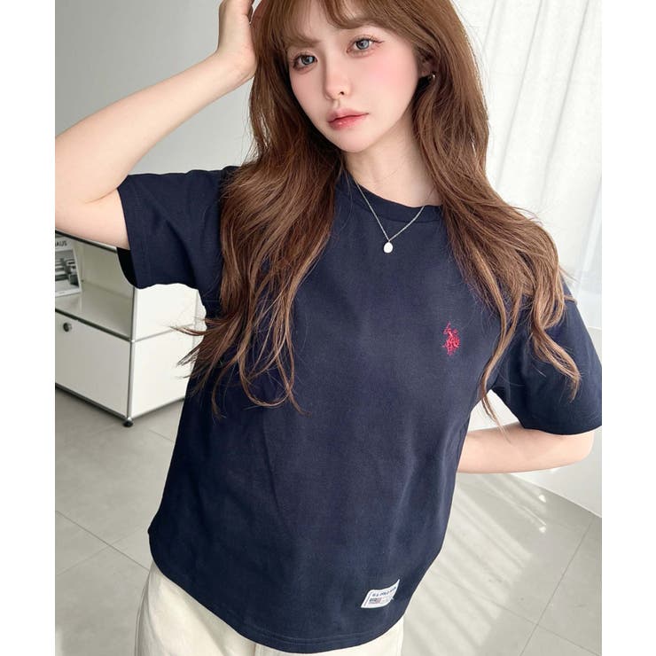 U.S.POLO ASSN.ワンポイント刺繍半袖Tシャツ | moment+ | 詳細画像45 