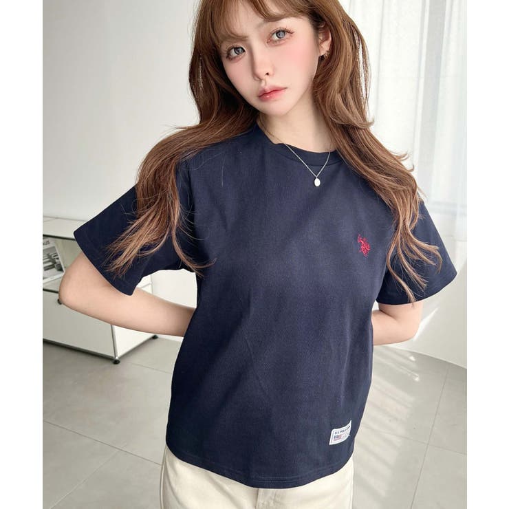 U.S.POLO ASSN.ワンポイント刺繍半袖Tシャツ | moment+ | 詳細画像46 