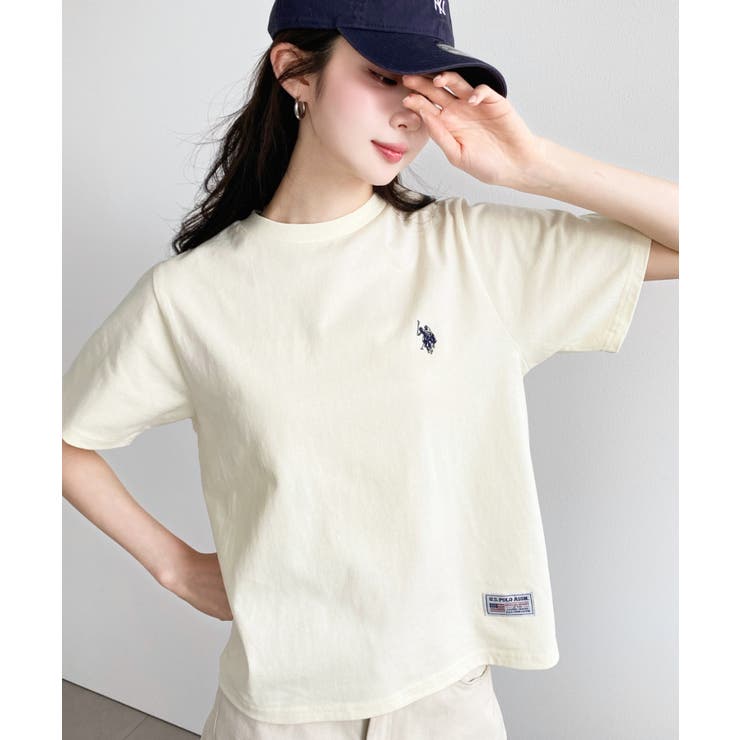 U.S.POLO ASSN.ワンポイント刺繍半袖Tシャツ | moment+ | 詳細画像53 