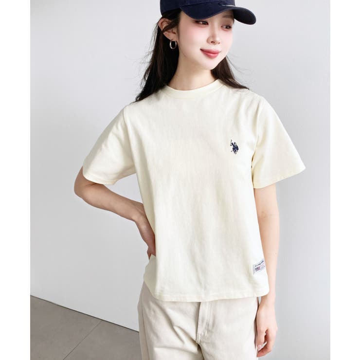 U.S.POLO ASSN.ワンポイント刺繍半袖Tシャツ | moment+ | 詳細画像56 